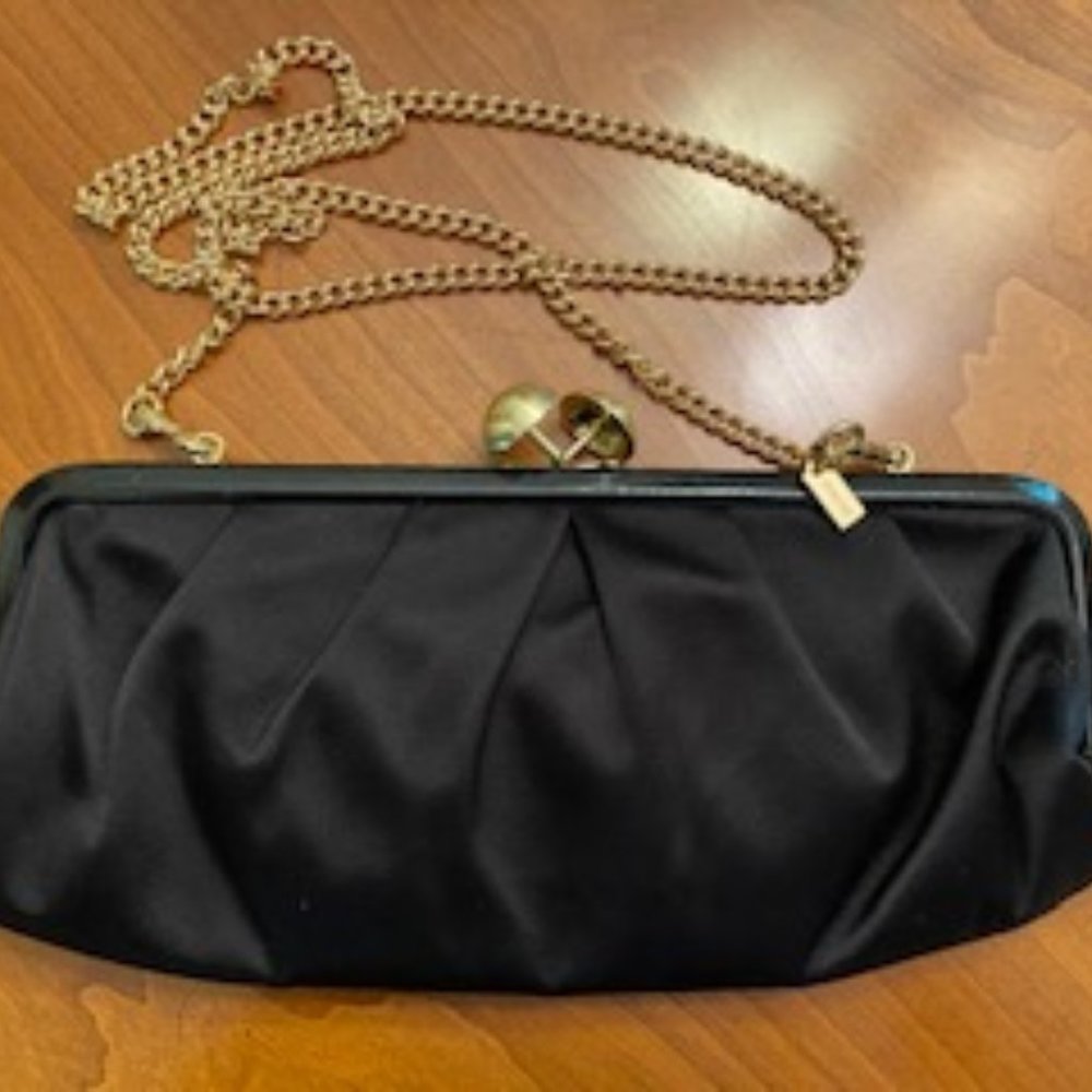 Coach Satin Clutch Evening Bag